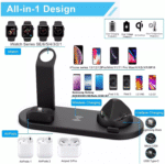 Multi- Function Charging Station - 6 in 1 Rotatable Charger Dock for iPhone/Micro USB Phone/Type -C Phone - Image 3