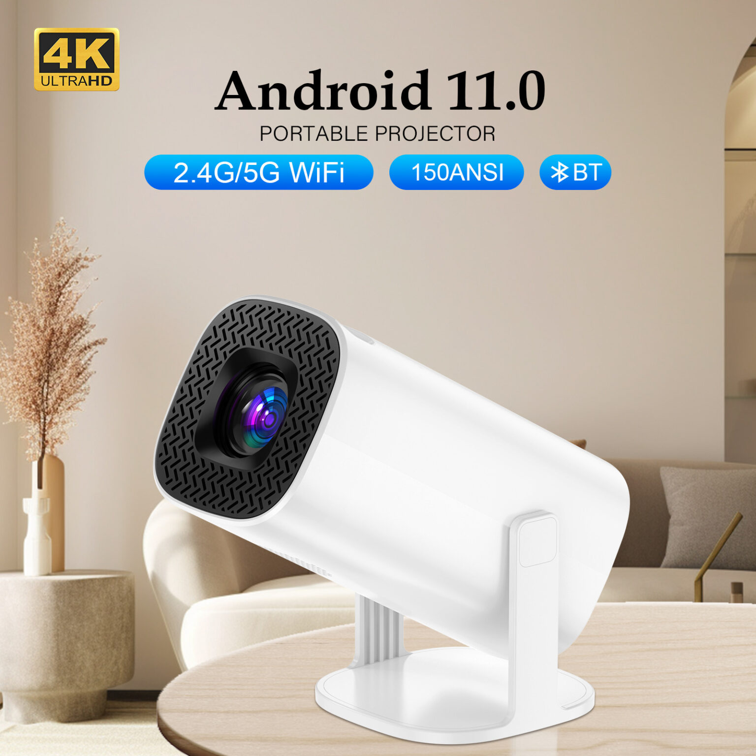 Projector Mini Household 4K - Image 1